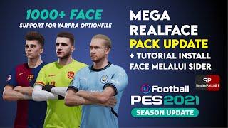 Mega Realface SP PES 2021 & Cara Pasang Realface Melalui Sider