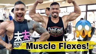 When Body Builder Flexes their Muscles! 