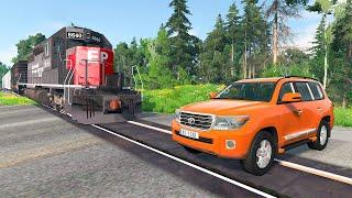 Train accidents #27 - BeamNG DRIVE | SmashChan