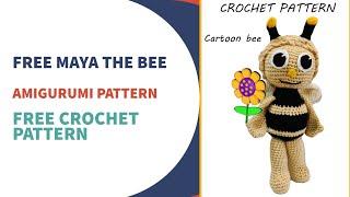 Free Maya the Bee Amigurumi Pattern - Free Crochet Pattern