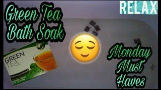 DIY Green Tea Bath Soak: Monday Must Haves