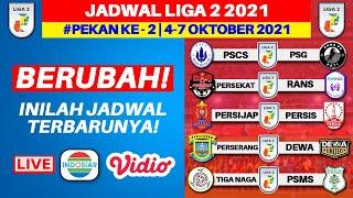 BERUBAH! Inilah Jadwal Terbaru Liga 2 2021 Pekan Kedua - Persijap vs Persis Solo - Liga  2 Indonesia