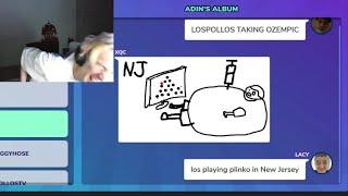 xQc Dies Laughing at Los Pollos Drawing