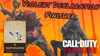 Violent Declaration Finishing Move (WAR HORSEMEN OF APOCALYPSE BUNLDE) | Call of Duty Vanguard