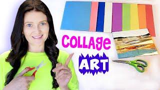 Paper Collage for Beginners  Cozy Art Vlog by Syndia