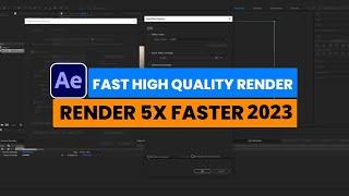 After Effects Fast High Quality Render - 5X Faster 2021 | Fast Rendering Tips | Best RENDER | Fxmuni
