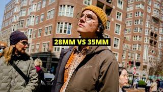 28mm vs 35mm for Street Photography