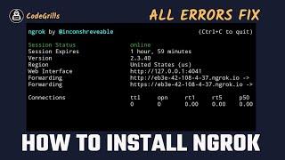 How to install ngrok in termux | CodeGrills