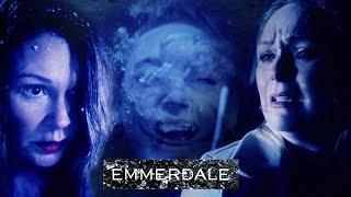 The Girls Risk Their Lives Crossing The Frozen Lake | Emmerdale