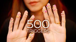 ASMR 500 Triggers in 500 Seconds | 1 Second of Every Video I’ve Ever Made (No Talking)