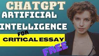 What is ChatGPT? Can it write critical essays /scientific papers? Best essay writing website