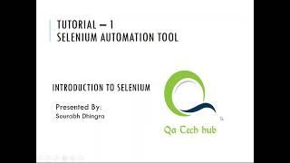 Introduction to Selenium Automation Tool and its Components