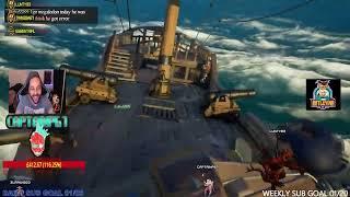 SEA OF THIEVES: 360 NO SCOPE INTO THE SEA FEAT CAPTAINP67 AND KUBA