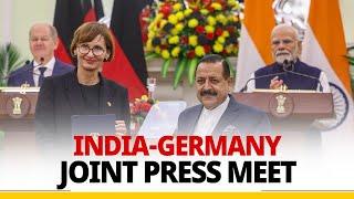 LIVE: PM Modi and German Chancellor Olaf Scholz attend the joint press meet