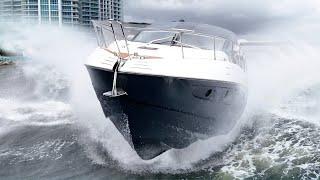 MASSIVE WAVES FOR YACHTS AND BOATS AT HAULOVER INLET