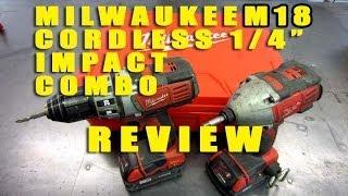 TOOL REVIEW - Milwaukee M18 Drill & 1/4" Impact Combo