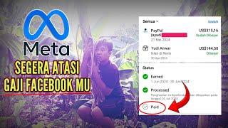 Segera atasi gaji facebook belum cair ke rekening dan paypal