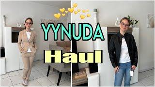 YYNUDA - Haul | Schicke Klamotten | Damen Hosenanzug | PU Lederjacke #YYUNDA