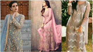 #Eid#Netdesigns Embroidered Net fabric to make kurtis,net embroidery suits,saree Kurtis designs