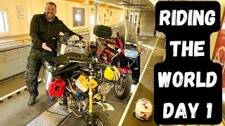 Exploring the World on a Tiny 125cc Honda Monkey Bike - Day 1: UK to France | S1E1