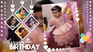 Birthday Video Editing | 1st Baby Birthday Status Video Editing | First Birthday Status Editing