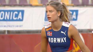 Embla Matilde NJERVE RISING Pole Vault star! | European Athletics U18 Championships 2024