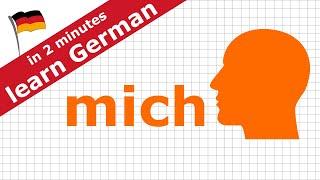 Reflexivpronomen "mich" Beispielsätze | Deutsch lernen #pronomen #A1 #A2