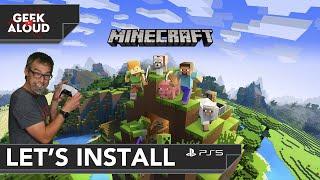 Let's Install - Minecraft Preview [PlayStation 5] #gaming