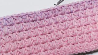 Just 2 RowsCrochet Pattern For beginners! Easiest crochet stitch baby blanket,shawl etc.