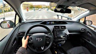 Toyota Prius Active (hybrid) 99HP - POV Test Drive. Toyota GoPRO driving