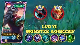 BEST BUILD AND EMBLEM TOP GLOBAL LUO YI 2024 !! LUO YI SUPER AGGRESIF GAMEPLAY | MLBB