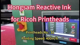 Reactive ink for Ricoh Printheads