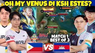 OHMYVENUS DI KASI ESTES?? BERCANDA INI KAMBOJAA!! META ANTI PULANG BASE DARI PH!! MATCH 1 PH VS KAM