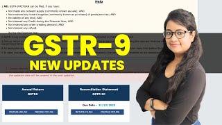 GSTR 9 FORM UPDATED