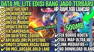 Data ML Lite Full Event 500Mb Terbaru Patch Lukas | ML Lite | Cara Mengatasi Lag & Patah Patah