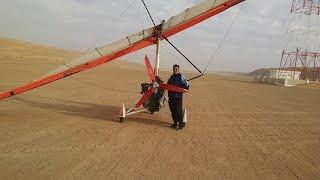 Sama Al Wasil Desert Camp Wahiba Sands Muscat Oman Pilot Qazi Arsalan with Pilot Amjad Hussain