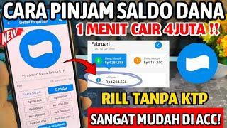 TANPA DANA PAYLATER‼️CARA PINJAM UANG DI DANA - CARA PINJAM SALDO DANA LANGSUNG CAIR 2025