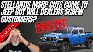 Massive Cuts To Jeep MSRP Start To Drop Prices