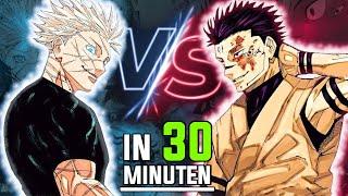 GOJO vs SUKUNA IN 30 MINUTEN! DER GANZE KAMPF ERKLÄRT!