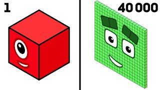 Numberblocks Square Club (Isometric Design)