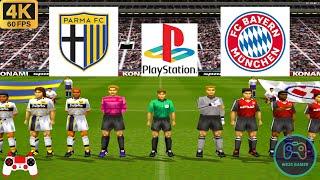 Winning Eleven 2002 Gameplay - Parma vs Bayern Munich - Duckstation PS1 on PC - Full Game [4K60]