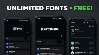 How to Install Any Font Without Root on Any Samsung Phone For Free!