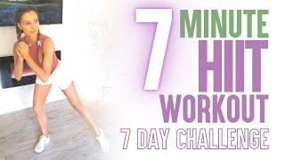 7 Minute Calorie Burning Hiit Workout -7 Minute Workout 7 Day Challenge | Total Body Workout by Lucy