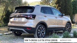 VW T-Cross 1.0 TSI 115 PS Style 2019 Fahrbericht, Test, Review