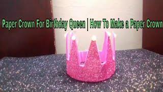 How to make crown with paper // Foam sheet crown // Diy crown | Paper Crown| Handmade crown