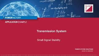 PowerFactory – Transmission System – Small Signal Stability