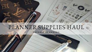 PLANNER SUPPLIES HAUL | PAPERIE PLANNING