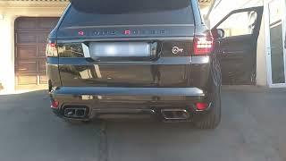 2022 Range Rover Sport SVR - Straight Pipe Exhaust Sound (Loud)