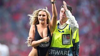 Half Naked Girl Running On Pitch Champions League Final 2019