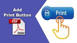 How to make a print button in pdf (Prepare Form) using Adobe Acrobat Pro DC
